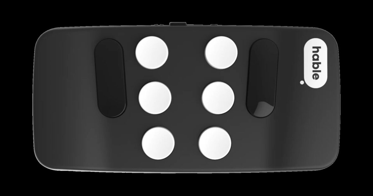 Hable Device Hable One Braille keyboard and more | Powerd Media