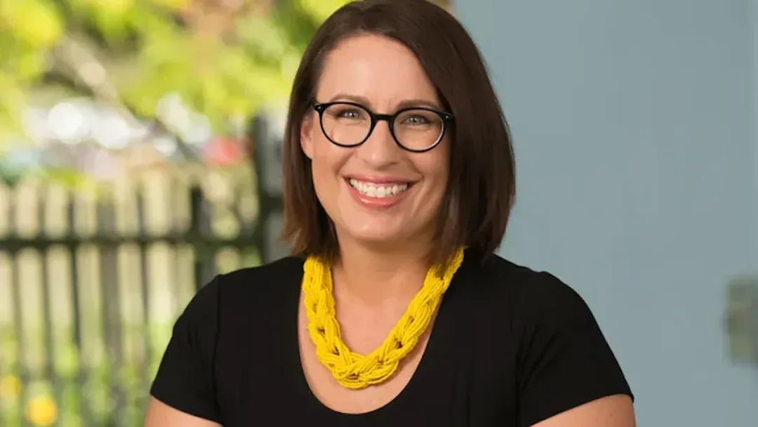 Fiona Willer, a smiling woman with a brunette bob