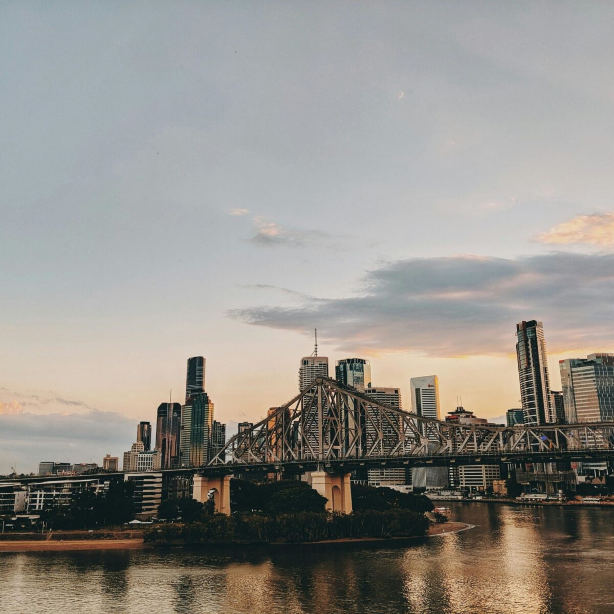 A photo of the Brisbane CBD skyline